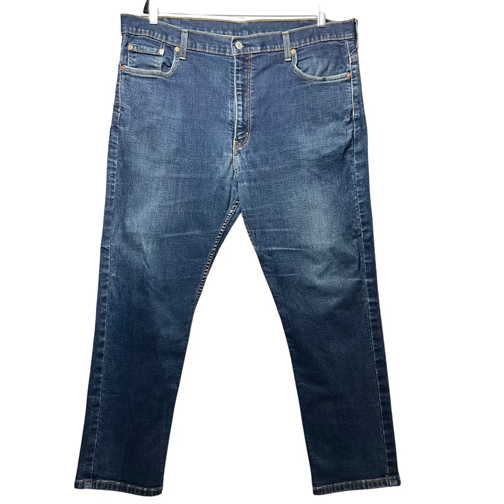 Levi's 569‎ Loose Straight Fit Jeans W42 L30 Blue Denim Cotton Blend